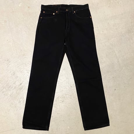 1990's Levi's 505 Black Denim Pants Deadstock