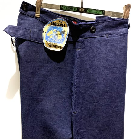 1940's AU MOLINEL Linen Trousers Deadstock