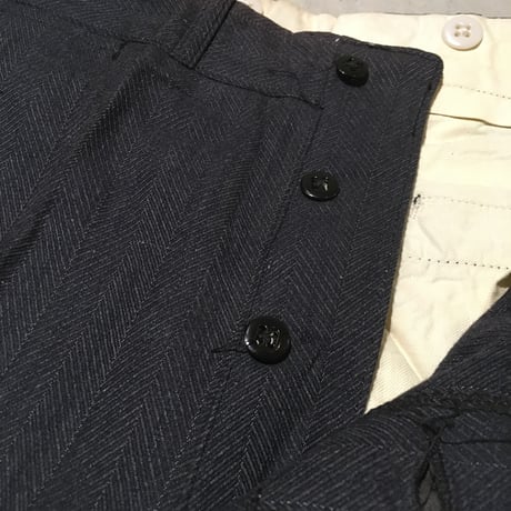 1940's Unknown Cotton Trousers Deadstock