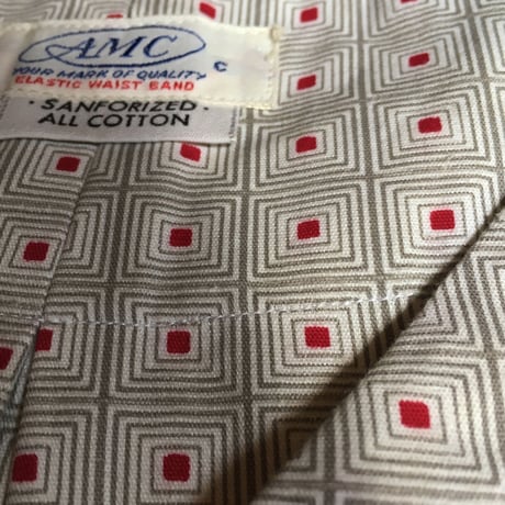 1960's AMC Pajama Pullover L/S Shirt