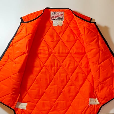 1980's Lee Quilting Vest Deadstock