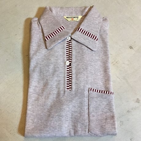 1950〜60's WRIGHTS WEAR Pullover S/S Shirt Deadstock
