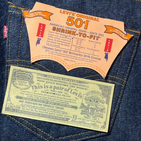 1990's Levi's 501 Denim Pants Deadstock