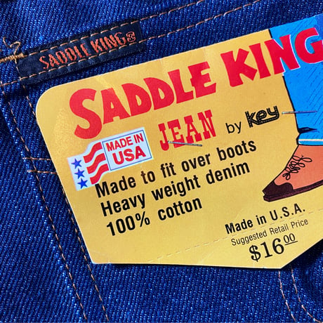 1970's〜 SADDLE KING Denim Pants Deadstock