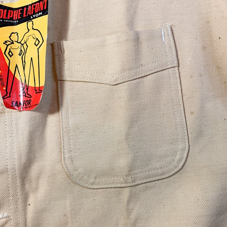 1940〜50's ADOLPHE LAFONT Cotton Jacket Deadstock