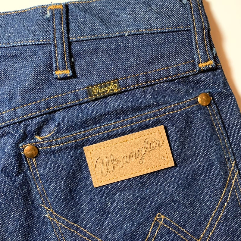 超希少 Wrangler ラングラー デニム パンツ 12mwz 60s 70s WRANGLER 12MWZ 60S～70S 「実寸W30 L27.5」｜SAFARI サファリ
