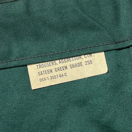 1960's US.ARMY Aggressor Trousers Deadstock