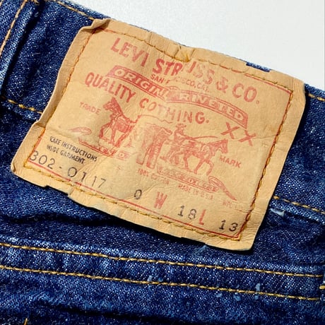 1960's Levi's 302 Big E Denim Pants For Baby