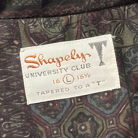 1960's Shapely L/S Shirt Deadstock