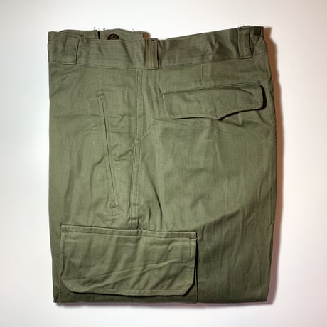 1950〜60's French Army M-47 Herringbone Trousers Deadstock