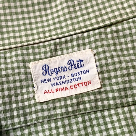 1960's Rogers Peet S/S Shirt