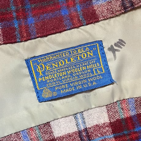 1970's PENDLETON Wool L/S Shirt
