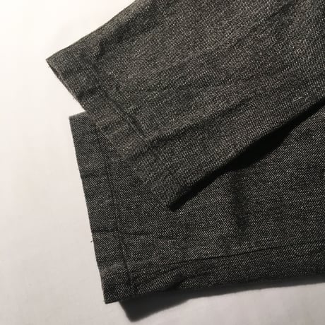 1950's French Unknown Black Chambray Atelier Coat