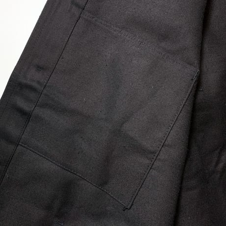 1950's MB FIDELIS Black Moleskin Jacket Deadstock