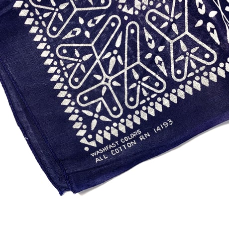 1960's WASHFAST COLORS Bandana Deadstock