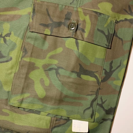 1960〜70's Civilian Leaf Camo Trousers Deadstock