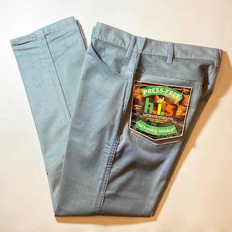1960's h.i.s Corduroy Tapered Pants Deadstock