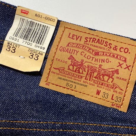 1980's Levi's 501 Denim Pants Deadstock