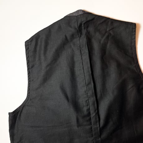 1940's〜 French Unknown Cotton Stripe Vest Deadstock