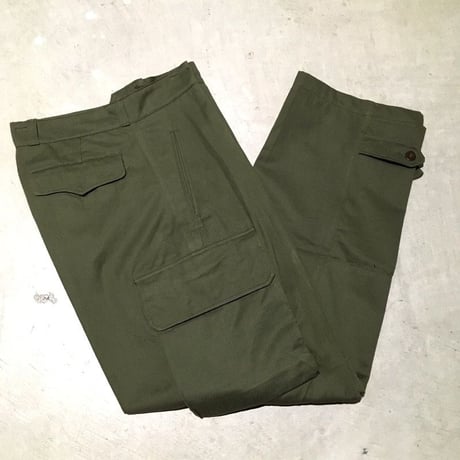 1960's French Army M-47 Herringbone Trousers Deadstock