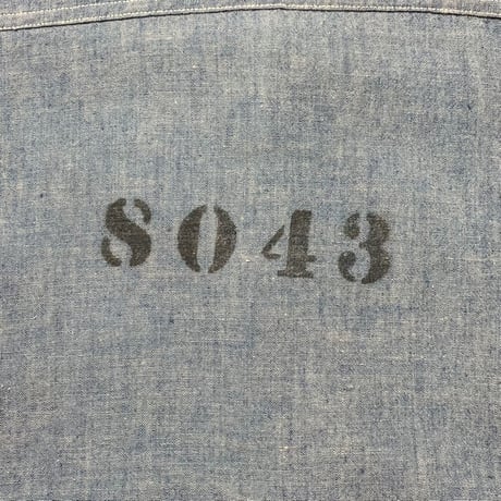 1940〜50's US.NAVY Chambray L/S Shirt