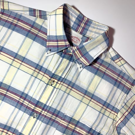 1960〜70's Brooks Brothers Indian Madras L/S Shirt