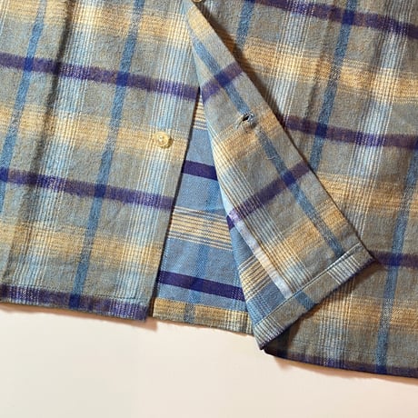 1960's BROOKDALE Flannel L/S Shirt Deadstock
