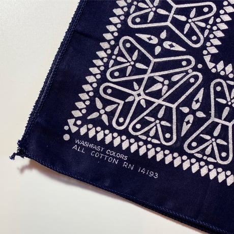 1960's WASHFAST COLORS Bandana Deadstock