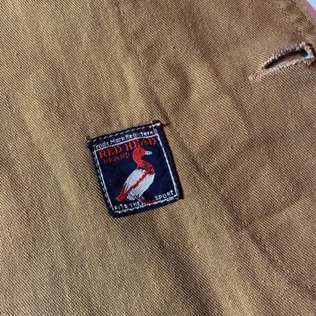 1930〜40's Red Head Hunting Vest