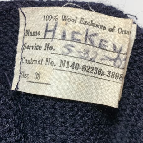1940〜50's US.NAVY GOB Sweater