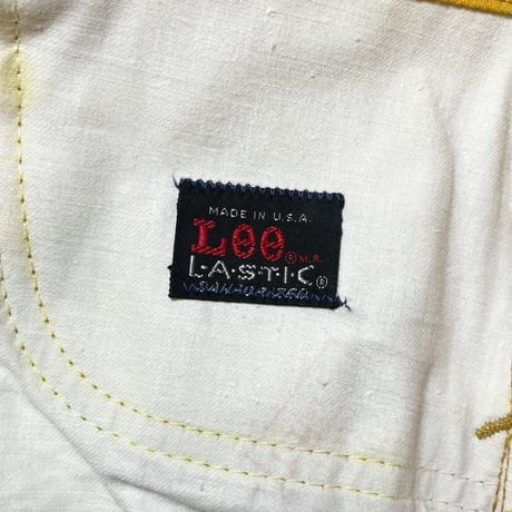 1960〜70's Lee LASTIC Stretch Denim Tapered Pants Deadstock