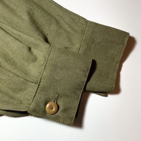 1950's British Army Green Denim Jacket Deadstock
