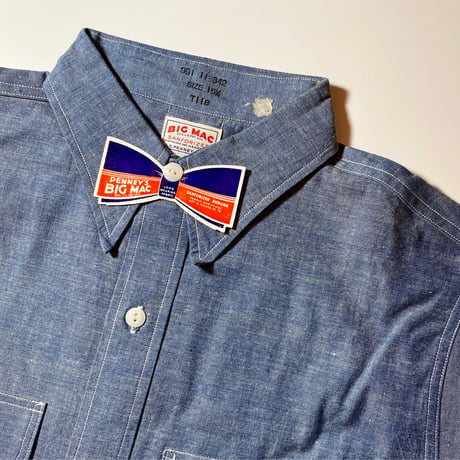 1950's BIG MAC Chambray L/S Shirt Deadstock
