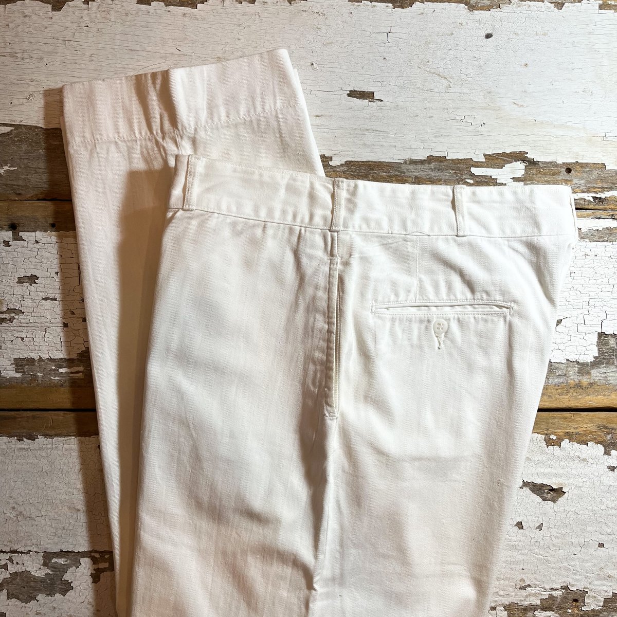 60s ビンテージ US NAVY USN 白 ストレート パンツ チノパン fit=scale-down,w=1200