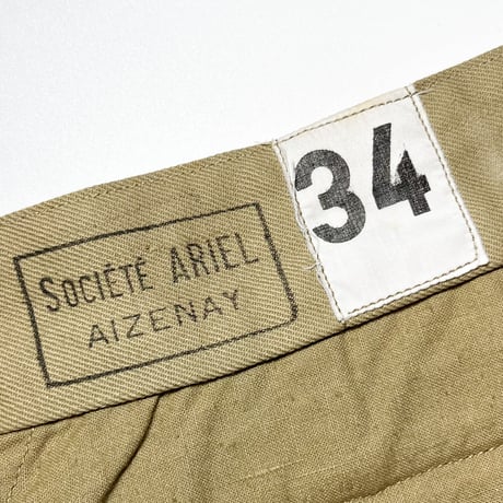 1950〜60's French Army M-52 Chino Trousers Deadstock