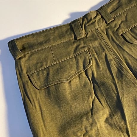1950〜60's French Army M-47 Herringbone Trousers Deadstock