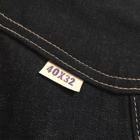 1960's RUGGED Denim Overall Deadstock