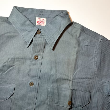 1950's COWDEN Herringbone L/S Shirt Deadstock