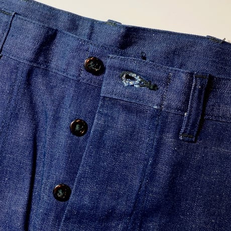 1940's US.NAVY Denim Trousers Deadstock