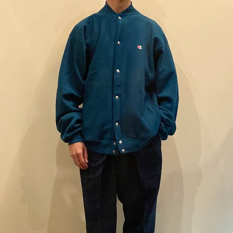 1990's Champion Reverse Weave Full Snap Cardigan