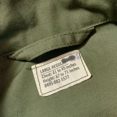 1960's US.ARMY Jungle Fatigue 3rd Jacket Deadstock