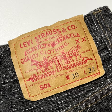 1990's Levi's 501 Black Denim Pants