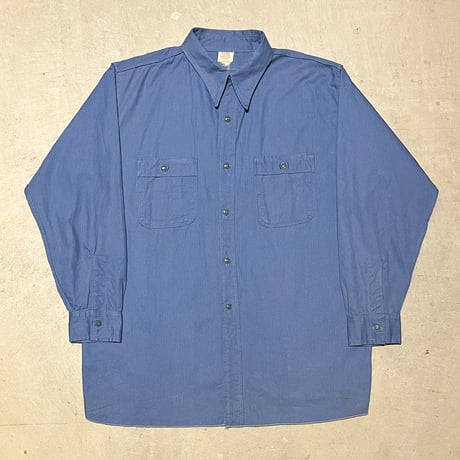 1940〜50's Cone Fabric Herringbone L/S Shirt