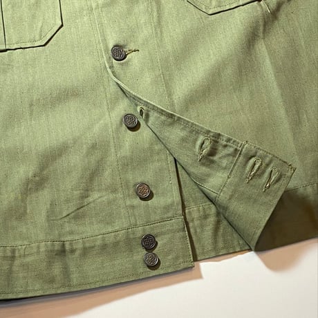 1940's US.ARMY M-41 Herringbone Jacket Deadstock