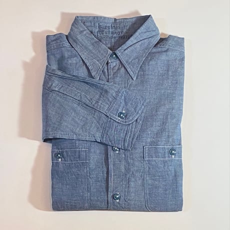 1950's US.NAVY Chambray L/S Shirt