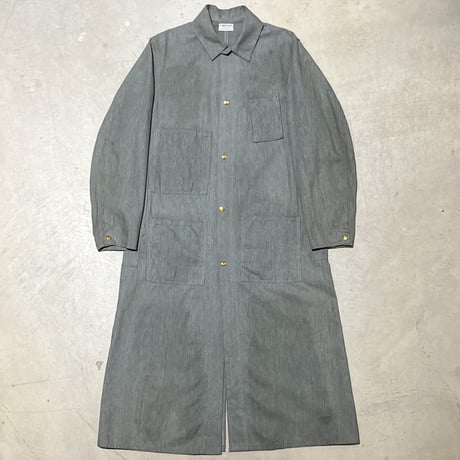 1940's〜 CARTER'S Green Covert Shop Coat Deadstock