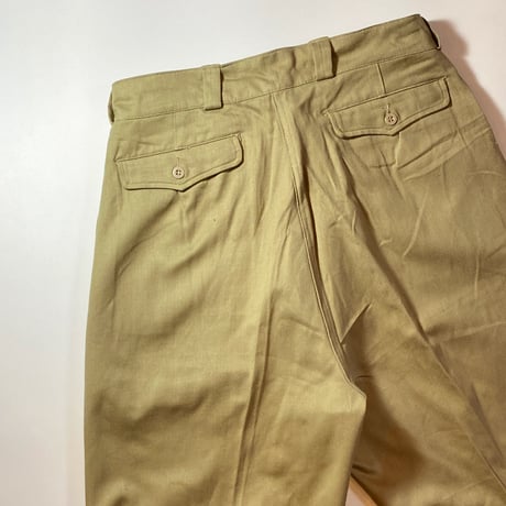 1950〜60's French Army M-52 Chino Trousers Deadstock