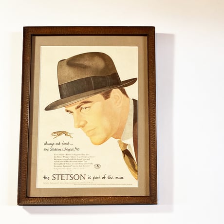 1950〜60's STETSON Advertising Poster