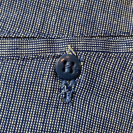 1940〜50's Unknown Pincheck Trousers Deadstock