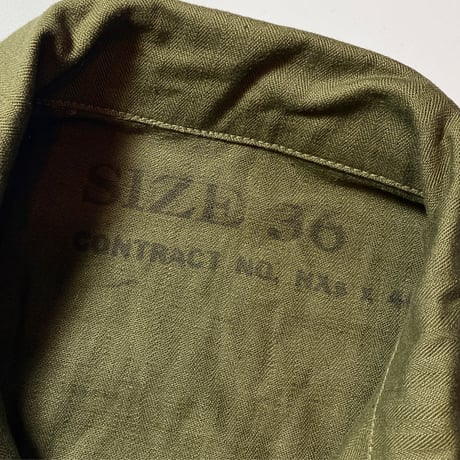 1940's US.NAVY N-3 Herringbone Jacket Deadstock